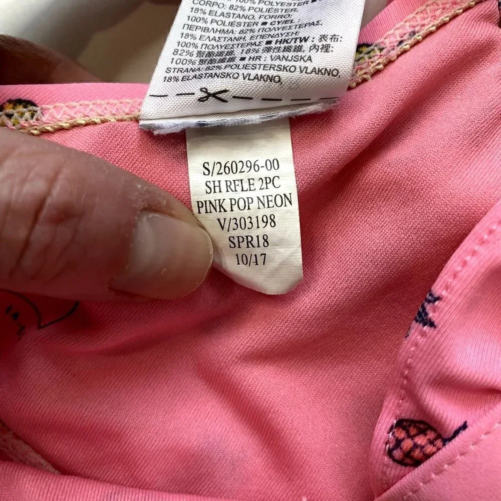 Gap Pink Pineapple Bikini XS (4-5)
